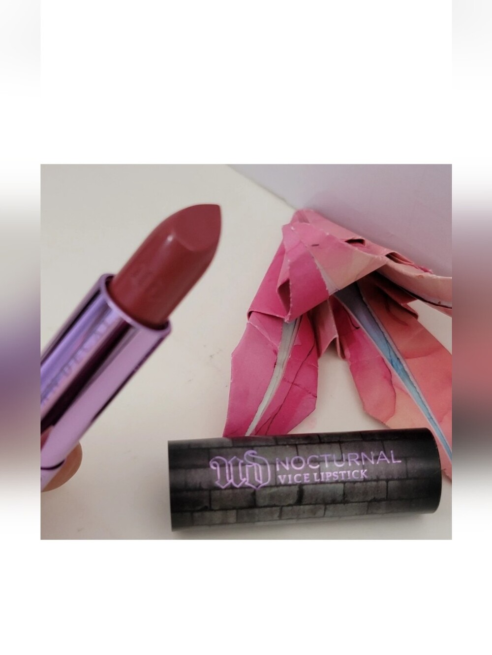 URBAN DECAY NOCTURNAL VICE LIPSTICK NONSENSE COMFORT MATTE - Picture 3 of 4